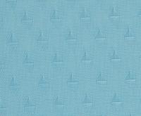 Штора для ванной САНАКС двойная однотонная голубая 120*180